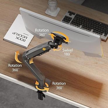 ORİGİNAL NB F 160 MODEL.Qoşalı monitorlar üçün stolüstü tutacaq - şəkil 4