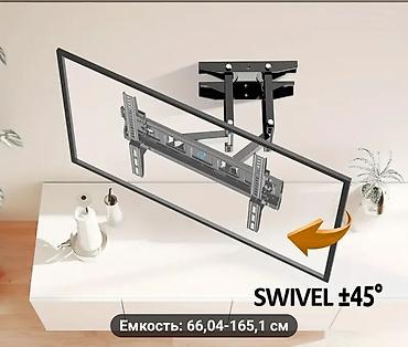 32-65 ledə kimi original möhkəm iki qollu televizor tutacağı - şəkil 3