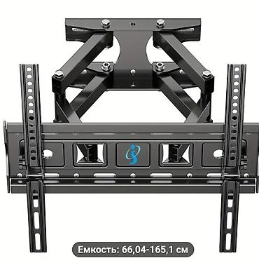 32-65 ledə kimi original möhkəm iki qollu televizor tutacağı - şəkil 4