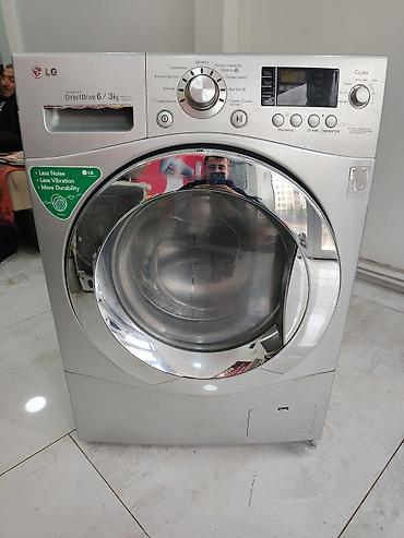 LG Inverter Direct Drive paltaryuyan və qurutma funksiyalı maşın - Ön - şəkil 2