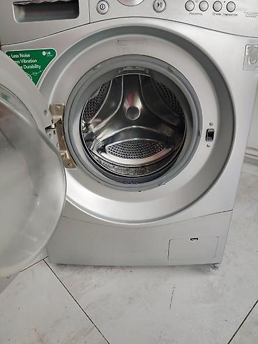 LG Inverter Direct Drive paltaryuyan və qurutma funksiyalı maşın - Ön - şəkil 3