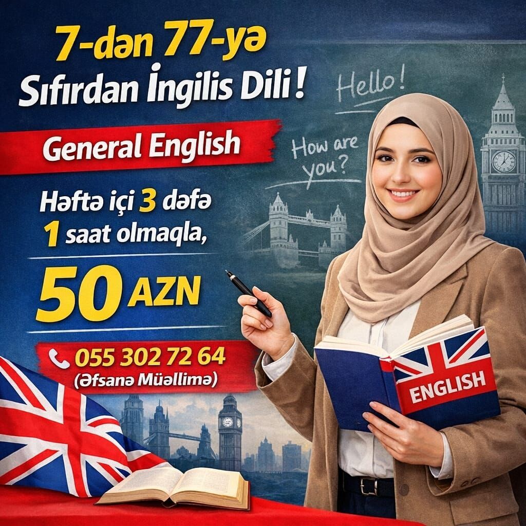 Xarici dil kursu, İngilis dili, Böyüklər üçün