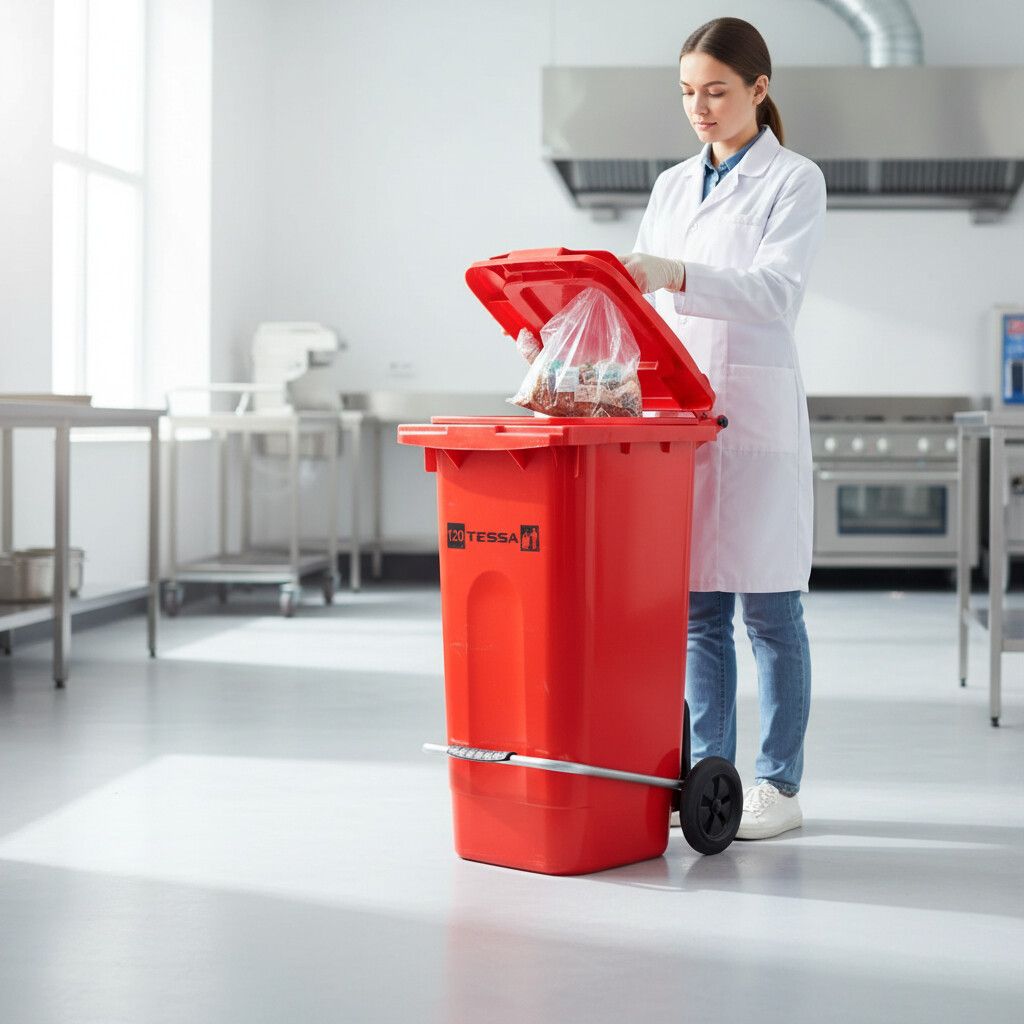 Zibil qabi 120 litrlik tullantı qabı – həm ev, həm də iş yerləri üçün