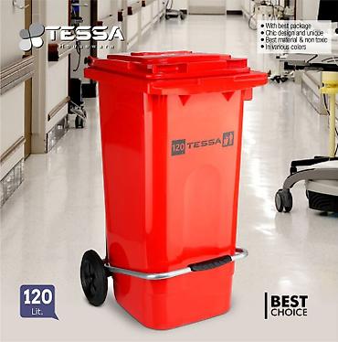 Zibil qabi 120 litrlik tullantı qabı – həm ev, həm də iş yerləri üçün - şəkil 3