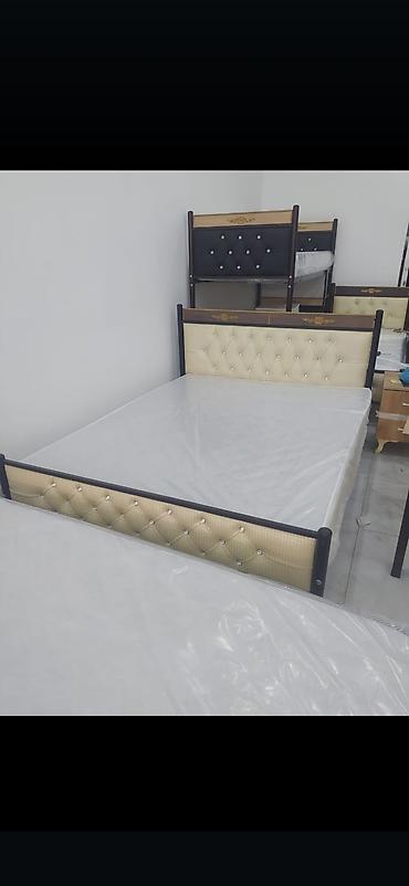 Oğlan və qız üçün, Yeni, Çarpayı, Matras ilə, Siyirməsiz, Dəmir - şəkil 2