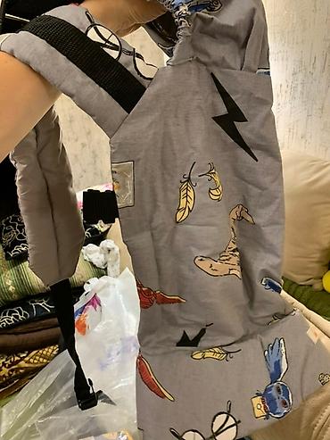 Uşaq daşıma çantası (ergonomik sling-mei tai tipli) … 2 çür bir yerde - şəkil 2