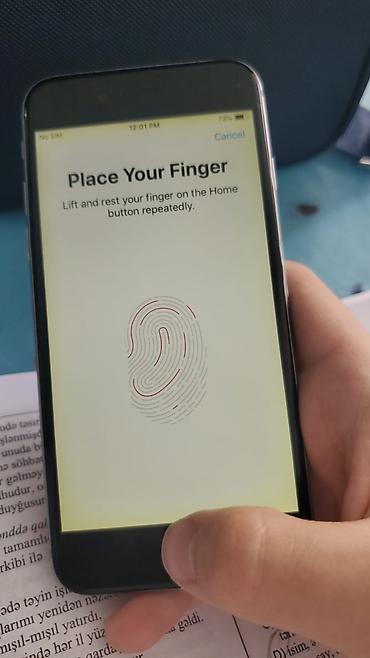 IPhone 6, Space Gray, Barmaq izi - şəkil 3