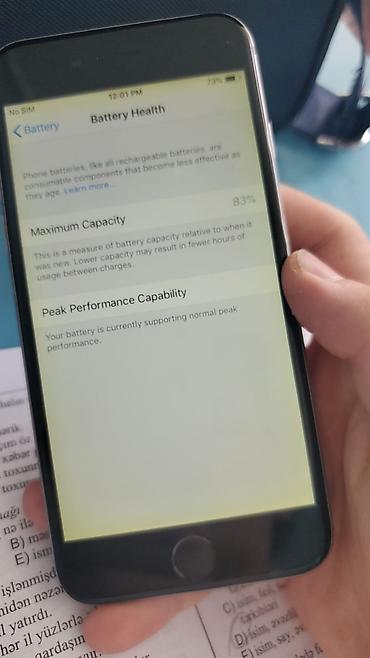 IPhone 6, Space Gray, Barmaq izi - şəkil 4