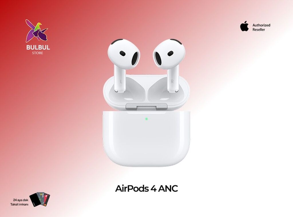 Airpods 4 ANC 🎧 Apple AirPods 4 with Active Noise Cancellation 🔊 Əsas