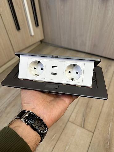 Masa içi rozetka (floorbox) Anbardan satış olduğu üçün qiymətlər çox - şəkil 2