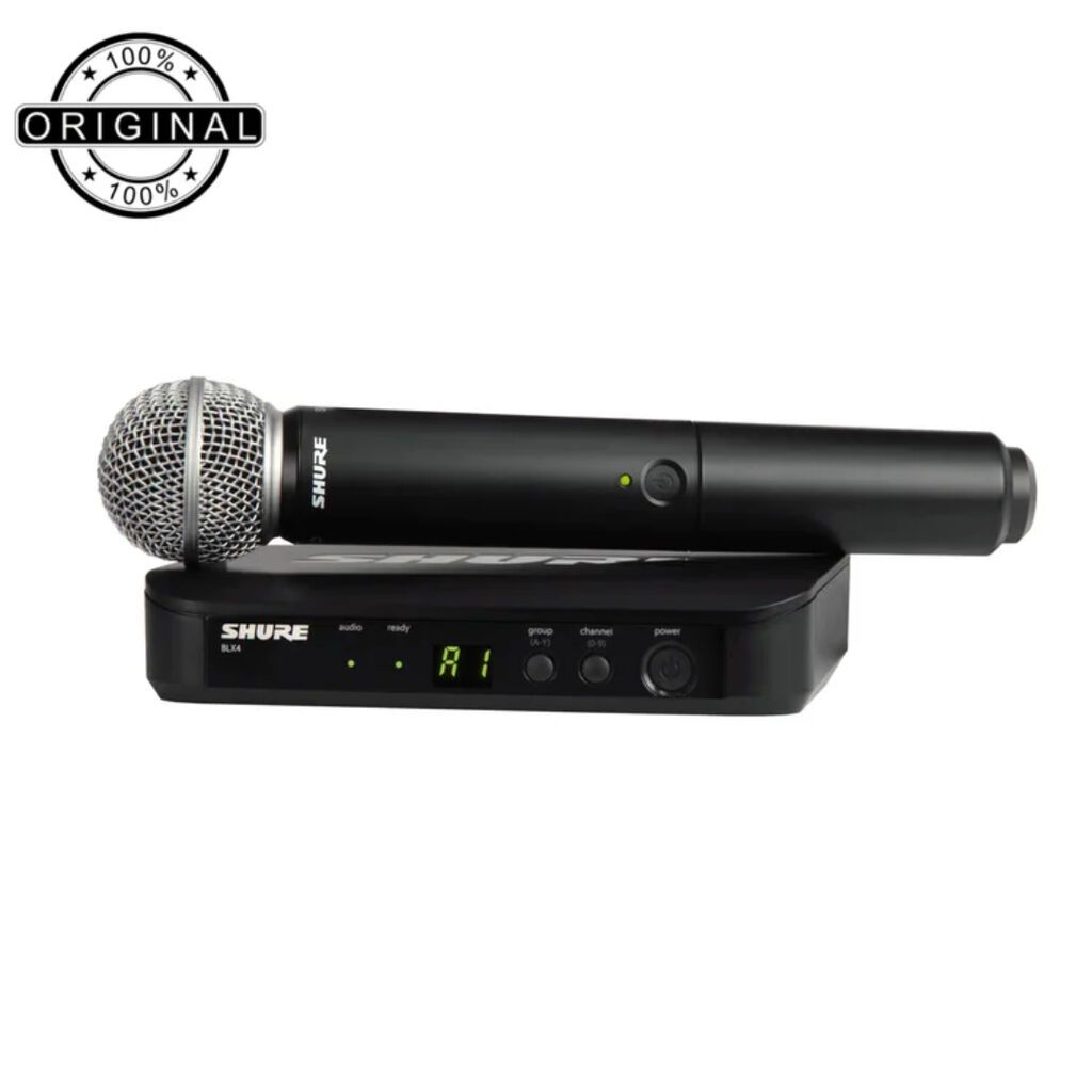Shure BLX24/SM58 simsiz mikrofon sistemi Məhsul tərkibi: - BLX4