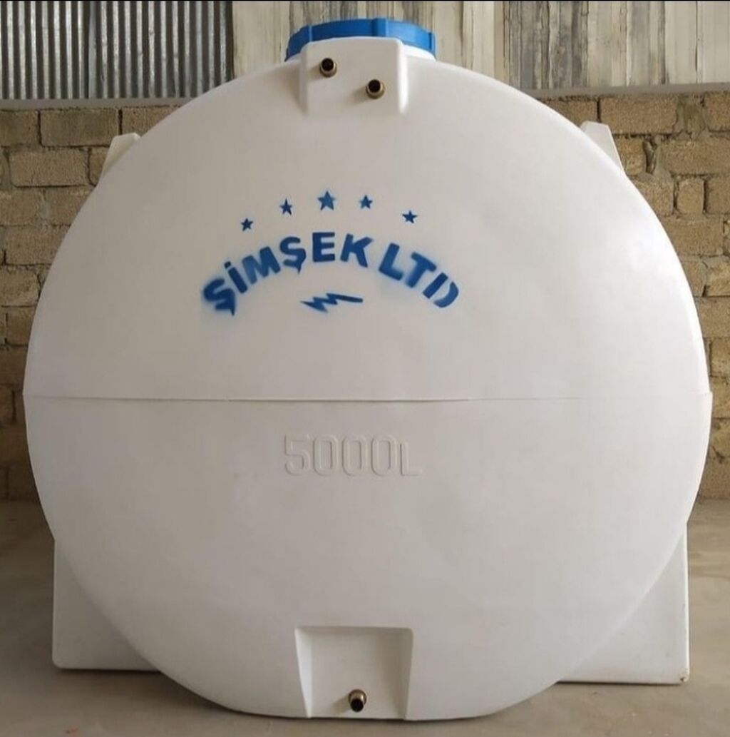 5 tonluq su ceni. Oval ve dik formada. Bakı və rayonlara pulsuz