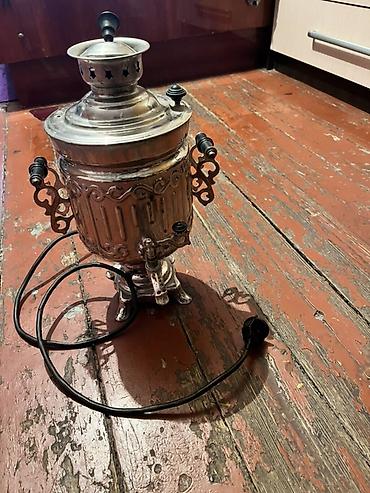 Elektrik samovar - Klassik dizaynlı, metal korpuslu elektrik samovarı - şəkil 2