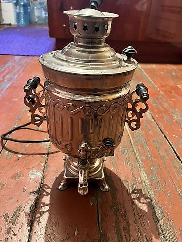 Elektrik samovar - Klassik dizaynlı, metal korpuslu elektrik samovarı - şəkil 4