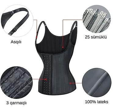 Original Latex korset 25 sumuklu 40 azn Yenidir S m l xl xxl var - şəkil 3