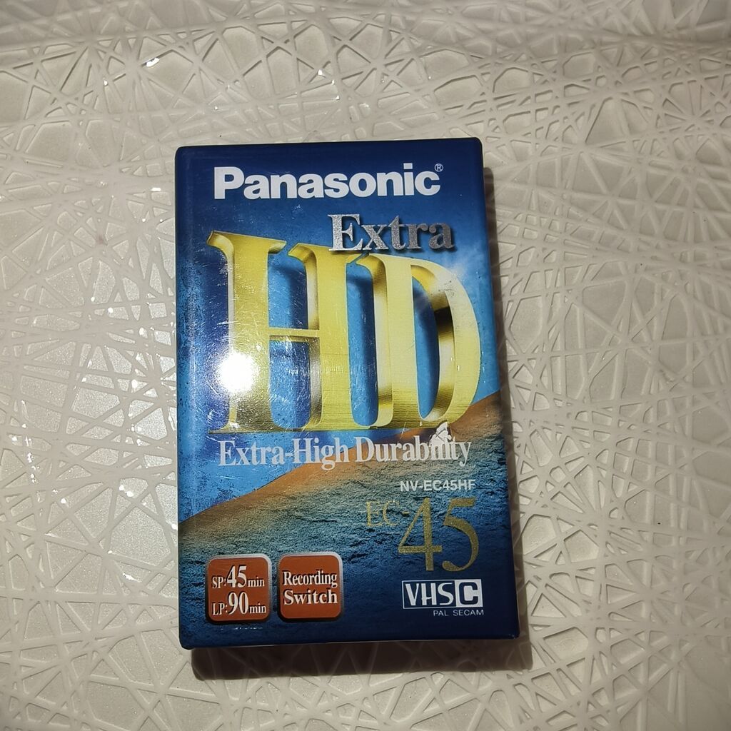 Panasonic Extra HD VHSC kaset - Model: NV-EC45HF, EC-45 - Növ: VHSC