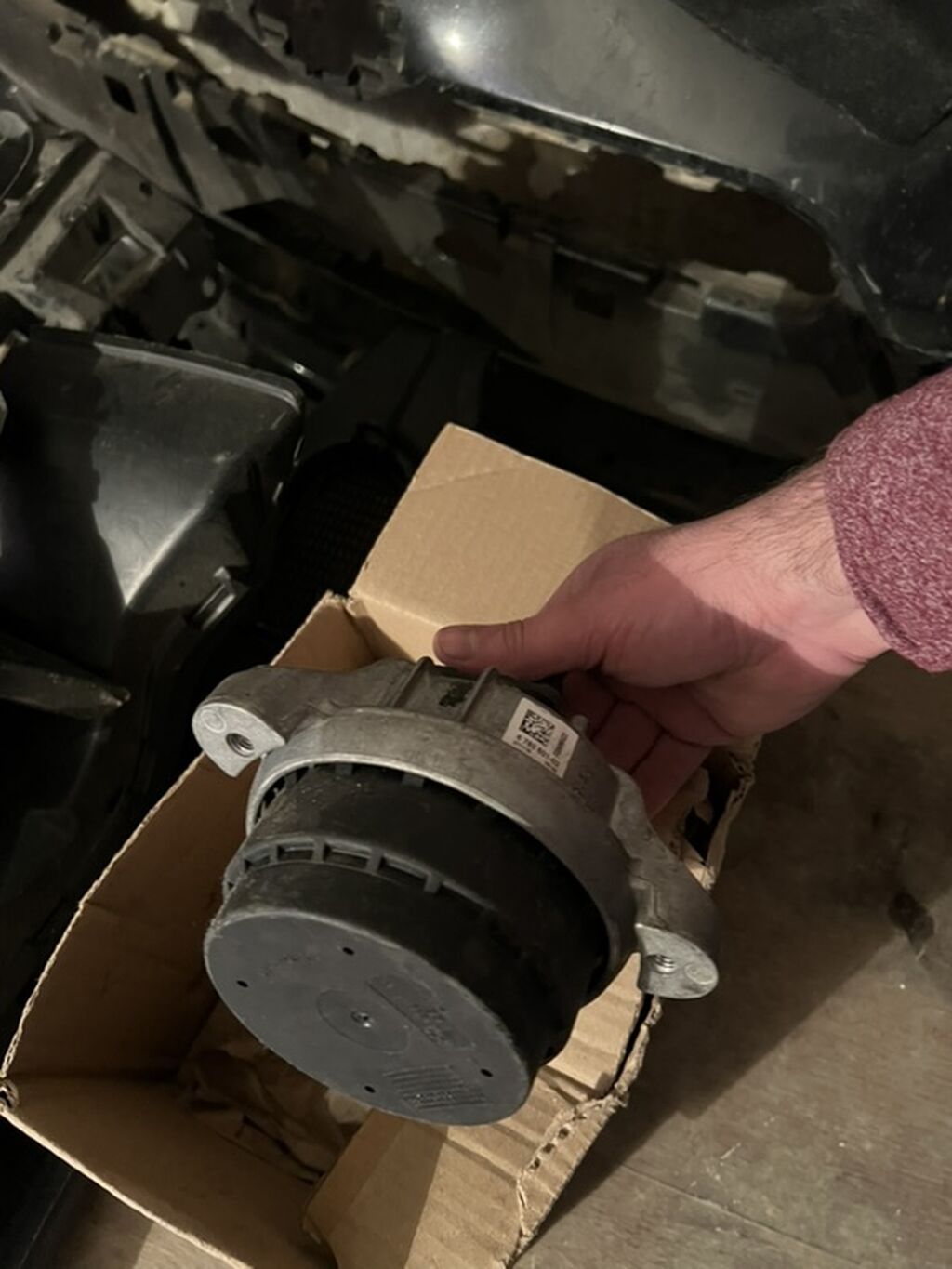 BMW f10 mator paduşkası