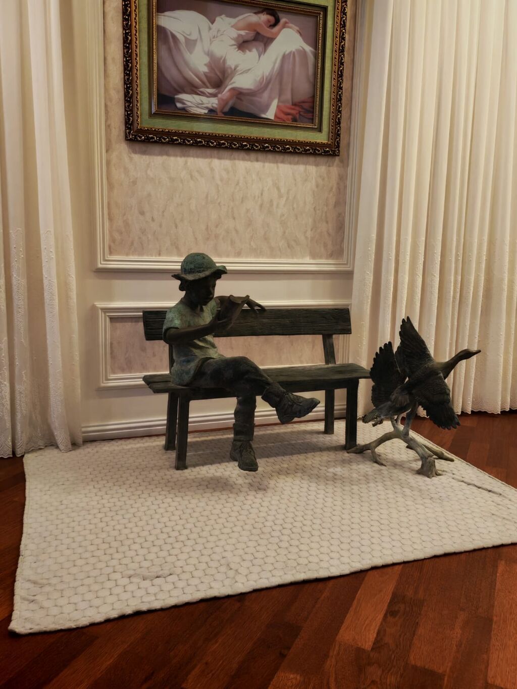 Fiqur, Metal, rəng - Qəhvəyi