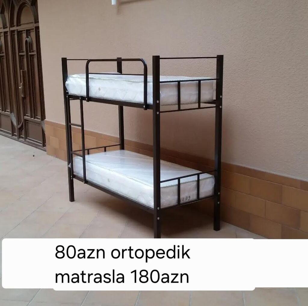 Yeni, İkinəfərlik çarpayı, Bazasız, Matrassız, Siyirməsiz, Azərbaycan