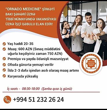 -Yaş həddi 20-35 -Maaş: 600 AZN (Sınaq müddətini uğurla keçdiyiniz - şəkil 2