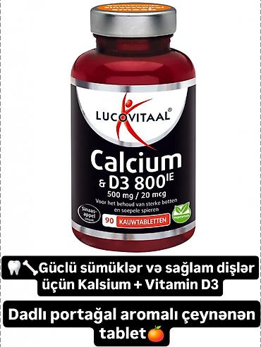 Lucovitaal Calcium & D3 800 IE – çeynənən vitamin-mineral - şəkil 2