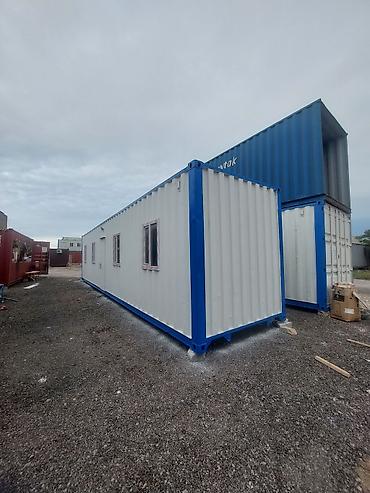 2.40 x 12.00 metr dəmir ofis konteyner. #kantiner #kontiner - şəkil 3