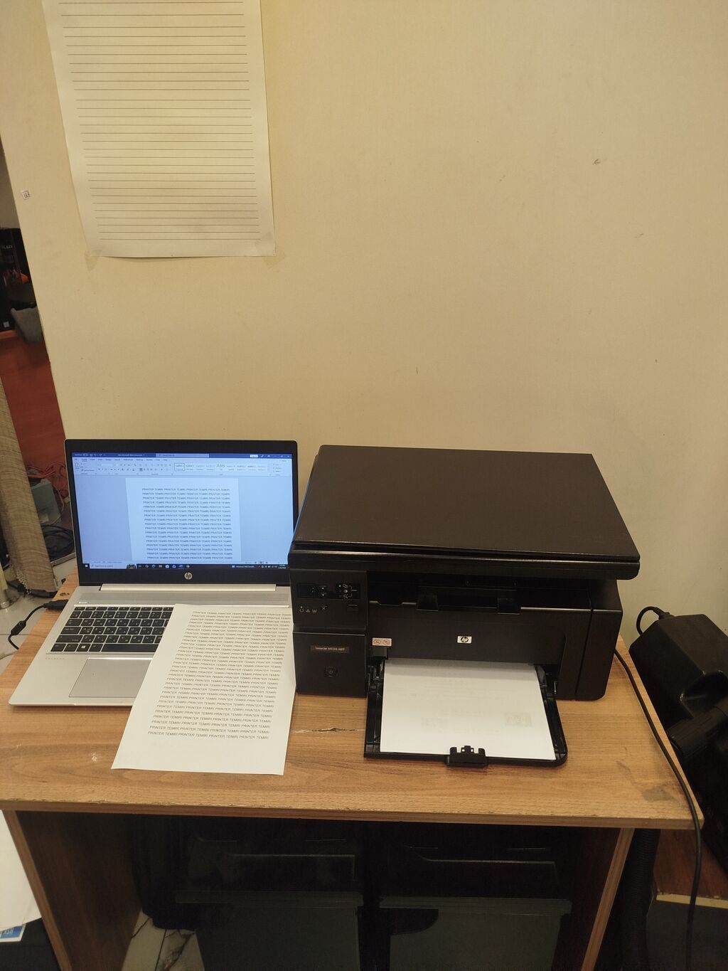 Hp laserjet 1132 3/1də çap,copy,skan heçbir problemi yoxdur tam