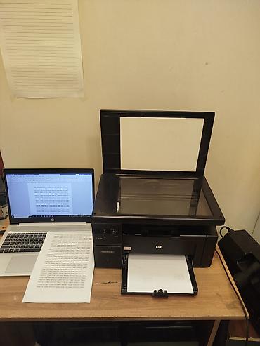 Hp laserjet 1132 3/1də çap,copy,skan heçbir problemi yoxdur tam - şəkil 4