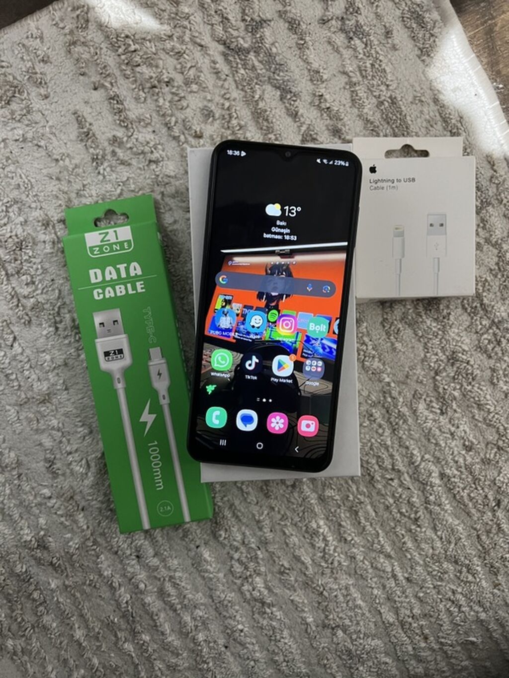 Samsung Galaxy A13, rəng - Qara, İki sim kartlı