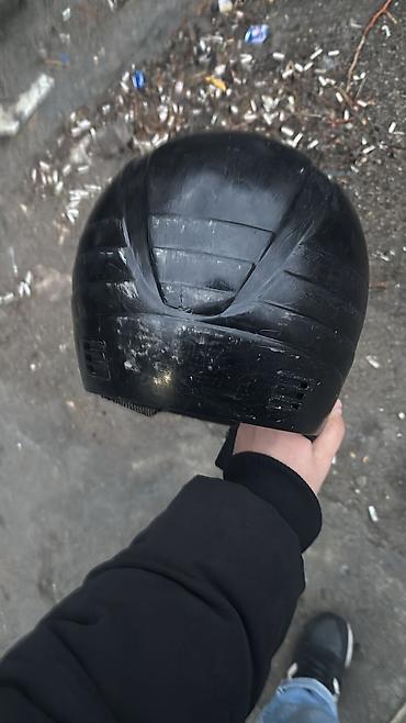 Motosiklet kaski işlenmiş qabaq şuşesi yoxdu ciddi alıcıya endirim - şəkil 2