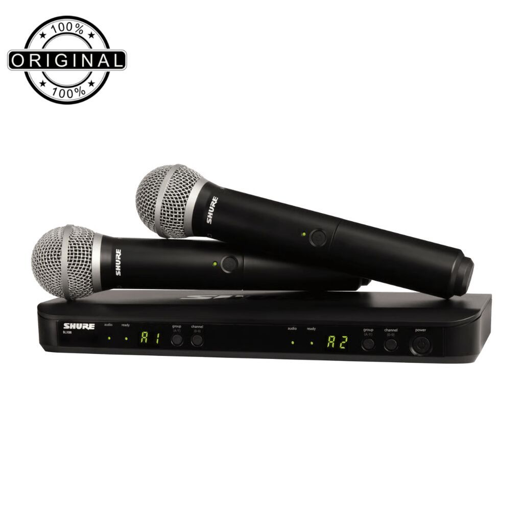 Shure BLX288E/PG58-K14 – ikili simsiz mikrofon sistemi Məhsulun