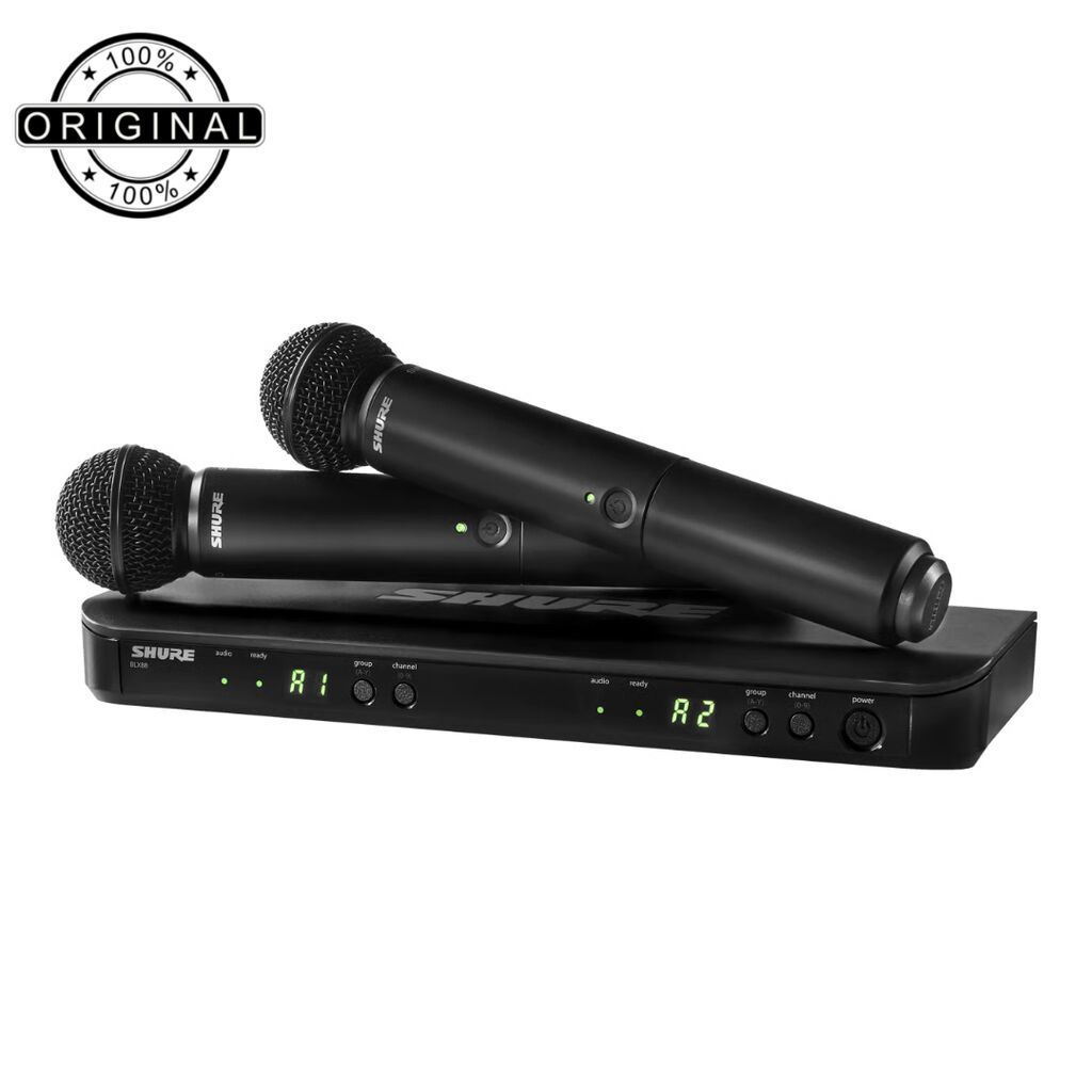 Shure BLX288E/SM58-K14 – ikili simsiz mikrofon sistemi Məhsulun