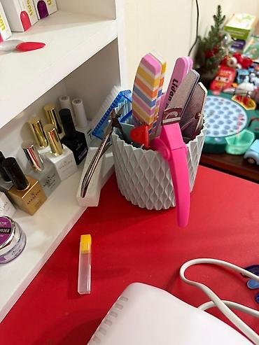 Manikür/stilizasiya üçün tam avadanlıq dəsti - Qırmızı manikür - şəkil 5