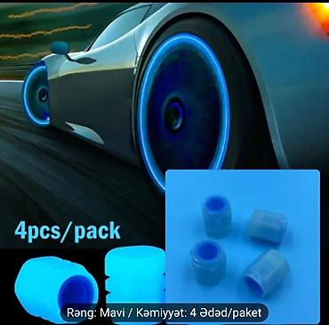 İşıqlı Valf Qapaqları, Floresan Gecə Parlayan Avtomobil Motosiklet - şəkil 2