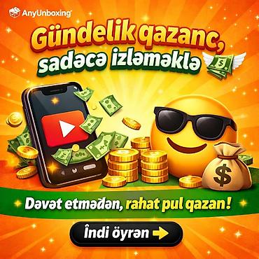 AnyUnboxing – gündəlik qazanc üçün reklam izləmə platforması Xidmətin - şəkil 3
