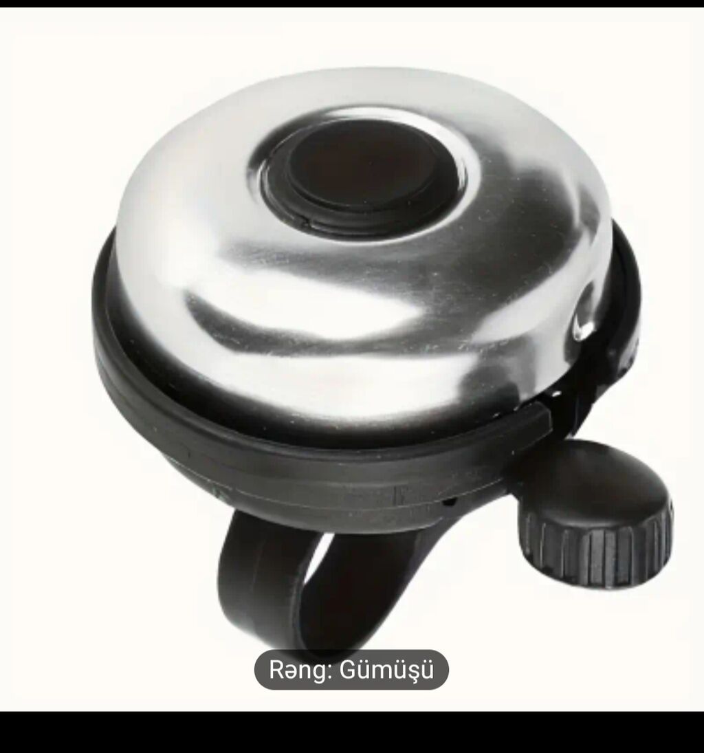 Velosiped siqnali yeni ik eded var gumusu rengdedi ikside Velosiped