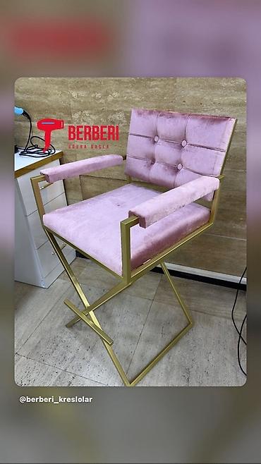 Vizajist/rejissor tipli yüksək oturacaqlar - İncə, qızılı rəngli - şəkil 3