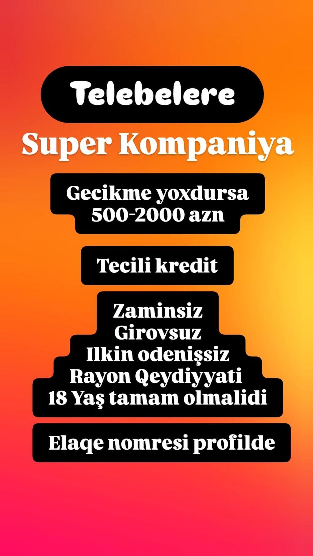 Təcili nağd pul və kredit xidməti 0773649027 vp - Kredit/nağd məbləğ