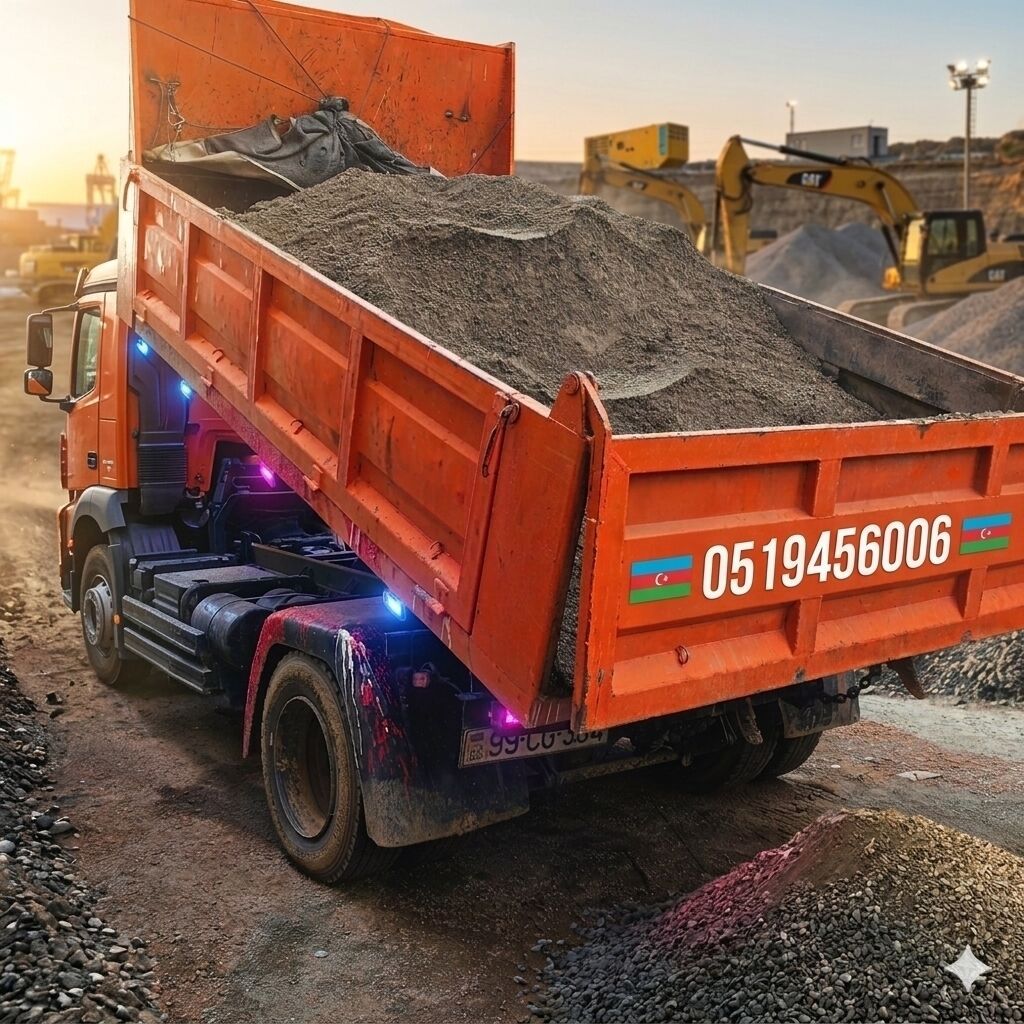 Xidmət: Tikinti tullantılarının, zibil və söküntülərin daşınması və