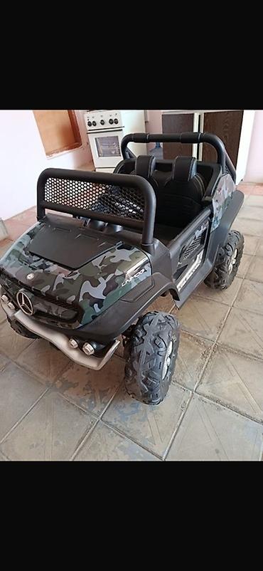 Uşaq üçün elektrikli minik maşını – ofroud tərzində, kamuflyaj rəngli - şəkil 2