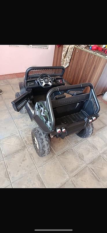 Uşaq üçün elektrikli minik maşını – ofroud tərzində, kamuflyaj rəngli - şəkil 4