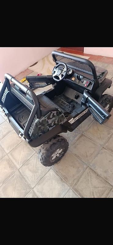 Uşaq üçün elektrikli minik maşını – ofroud tərzində, kamuflyaj rəngli - şəkil 5