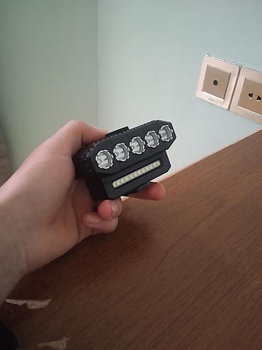 Şarj olunan velosiped farası – 5 LED + 12 SMD Məhsul təsviri: - Ön - şəkil 2