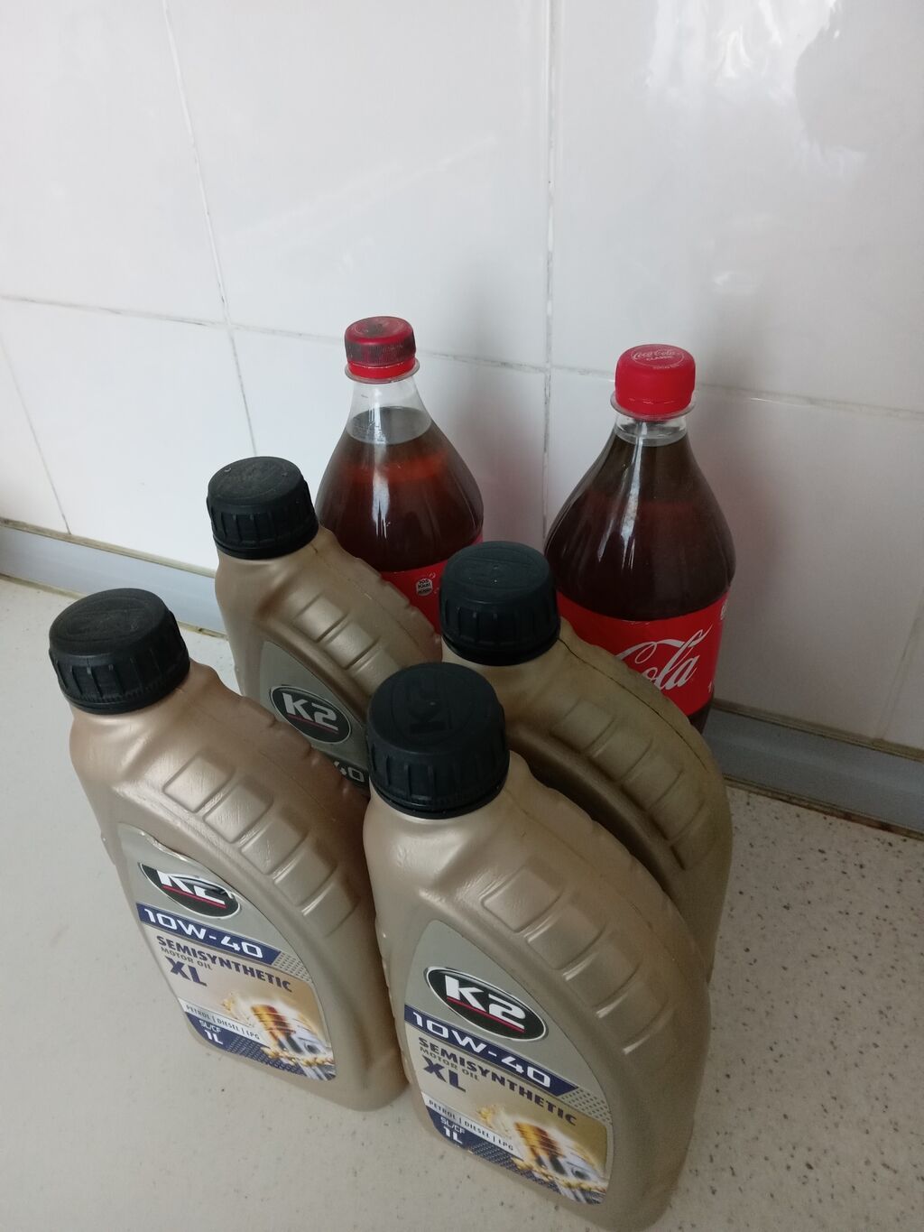 Разливное масло 10w-40 для дизельных генераторов. Всего 6 литров. 1