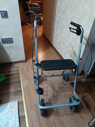 Dördtəkərli gəzinti rollatoru - Metal karkaslı, yüngül və dayanıqlı - şəkil 2