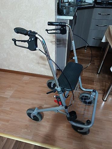 Dördtəkərli gəzinti rollatoru - Metal karkaslı, yüngül və dayanıqlı - şəkil 3