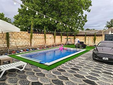 Qəbələdə rahat istirahət üçün həyətli ev Xüsusiyyətlər: - Həyətdə - şəkil 3