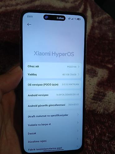 Poco M6, 256 GB, rəng - Gümüşü, Sensor - şəkil 3