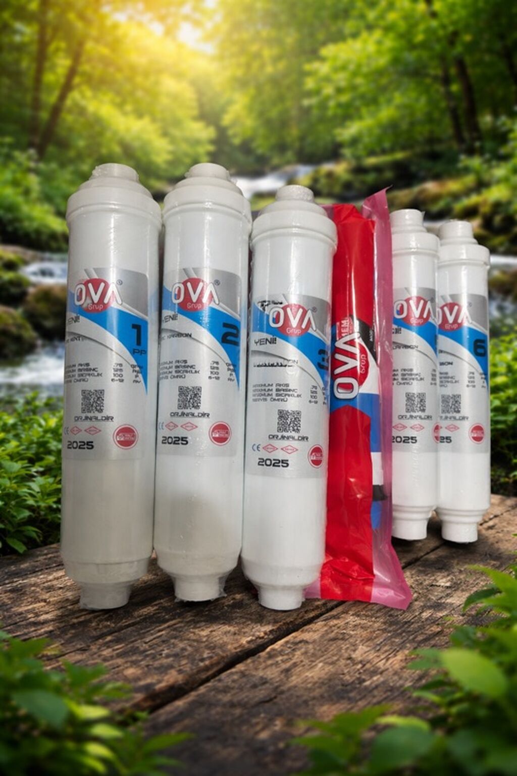 Ova Grup su filtri – məişət su təmizləyici sistemləri üçün komplekt