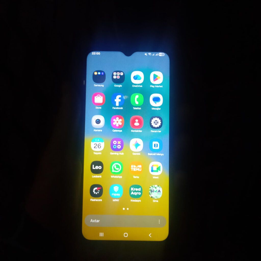 Samsung Galaxy M14 5G, 128 GB, rəng - Qara, Barmaq izi